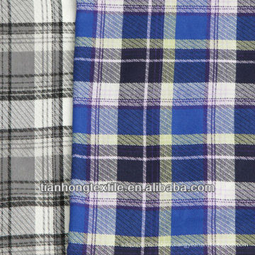 Cotton Check Flannel Man's Shirt Fabric